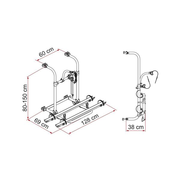 Fiamma Carry Bike Pro N Caravan Motorhome Bike Rack 02096-09V