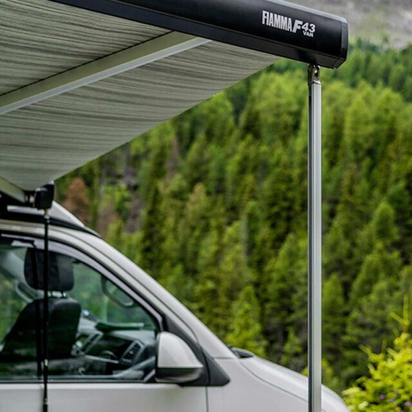 Fiamma Deep Black F43 Van 270 300 Awning VW T5 T6 Custom Expert Vivaro