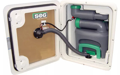 SOG Ventilator Kit Type F for C400 Through Door/Roof White Housing Caravan Motorhome