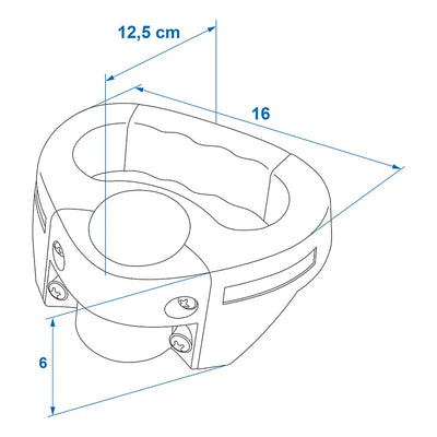 ProPlus Jockey Wheel Manoeuvring Handle 48mm