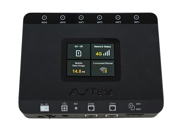 Avtex Caravan Motorhome Wifi NEW AMR104X 4G/5G Antenna Mobile Internet Solution Dual Sim Router