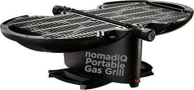 NOMADIQ Portable Propane Gas Grill | Small, Mini, Lightweight Tabletop BBQ .Perfect for Camping, Tailgating, Outdoor Cooking, RV, Boats, Travel (Grill)&nbsp;