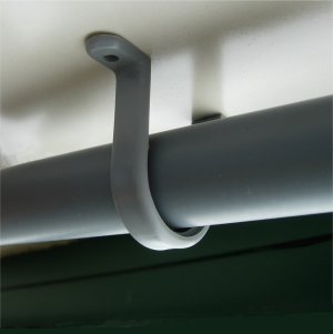 28mm Pipe Clip Holder Grey