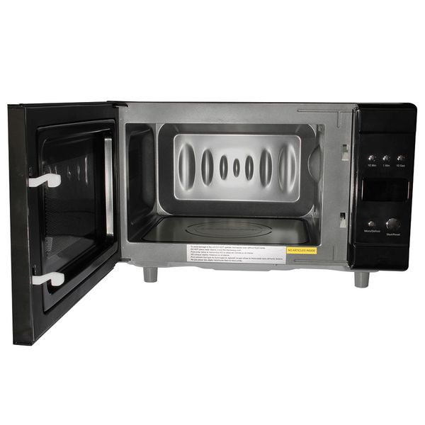 Swift Motorhome Compatible Voyager Flatbed Microwave 20L in Black 700W 230V