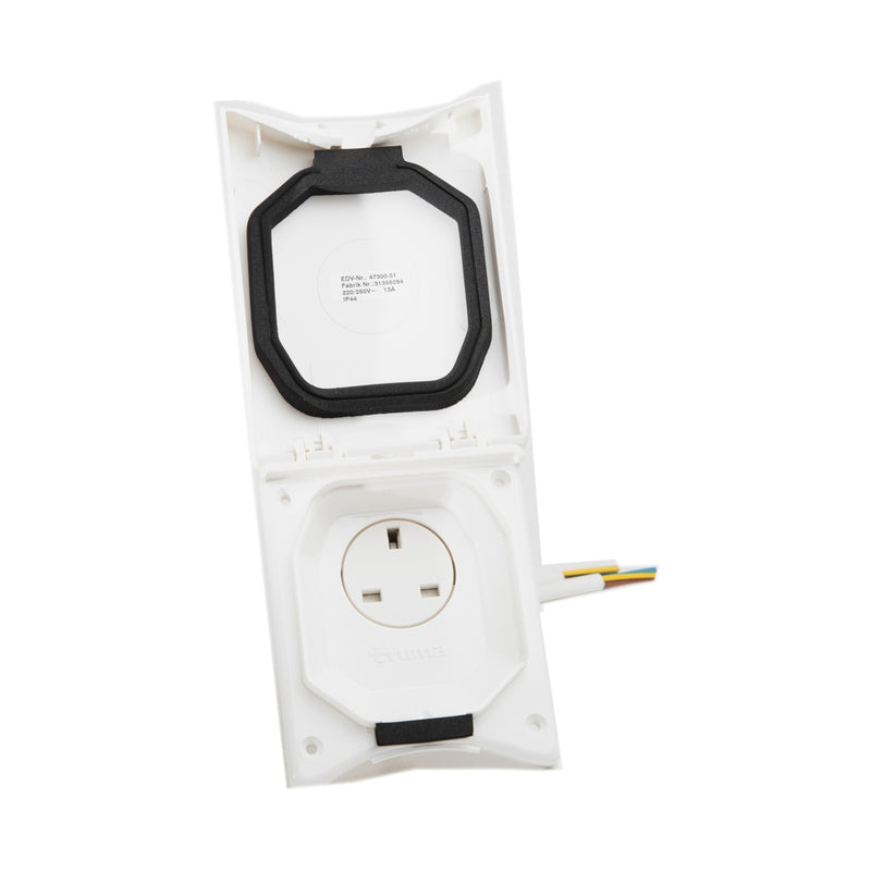 Truma Mains Outlet Socket Caravan Motorhome White 47300-51