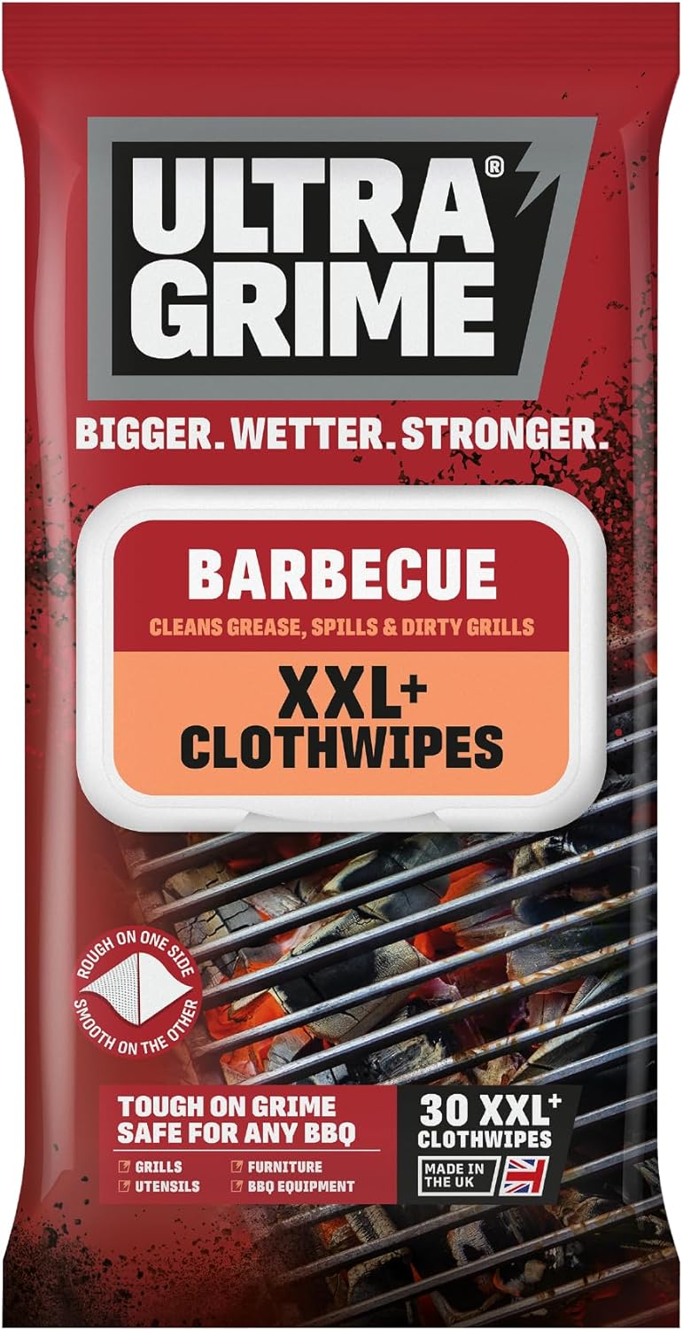 UltraGrime BBQ Cleaning Wipes x 30XXL