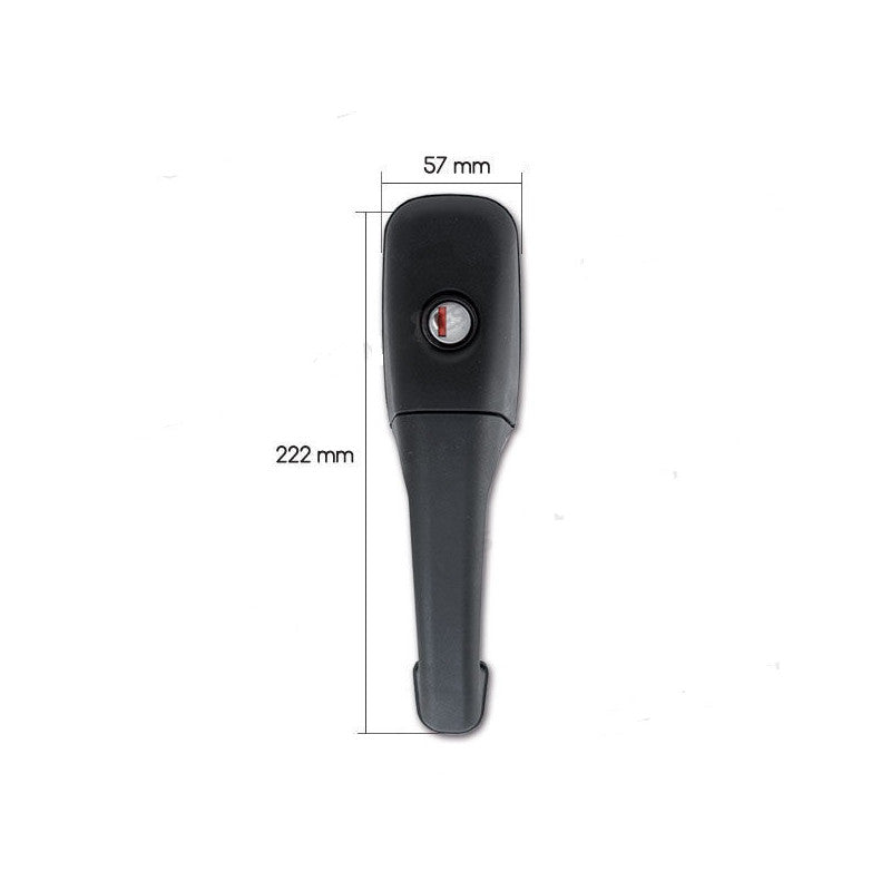 Trigano M1 Motorhome Door Lock Black Grey Internal Handle