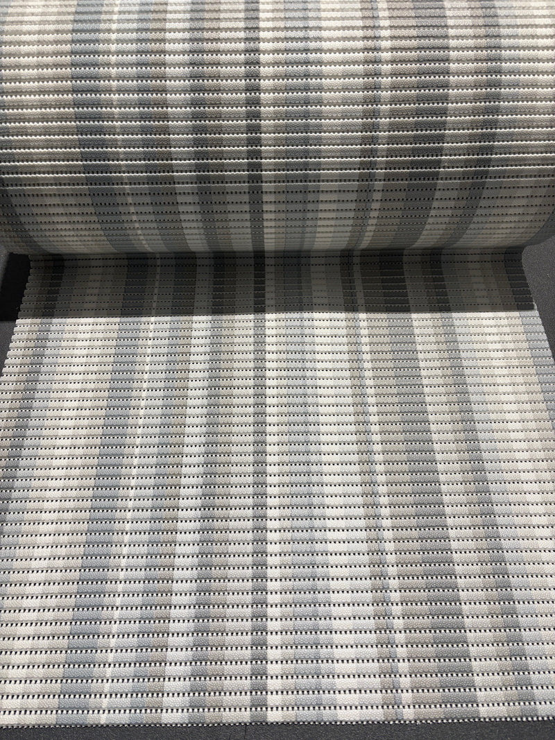 Coastal Stripe Pattern Cushioned Bathroom Flooring - Caravans/Motorhomes