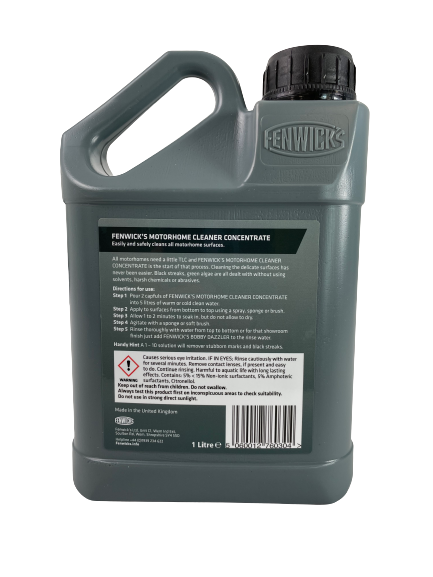 Fenwicks Motorhome Cleaner