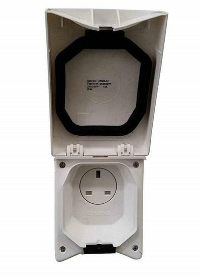 Truma Mains Outlet Socket White 47300-51