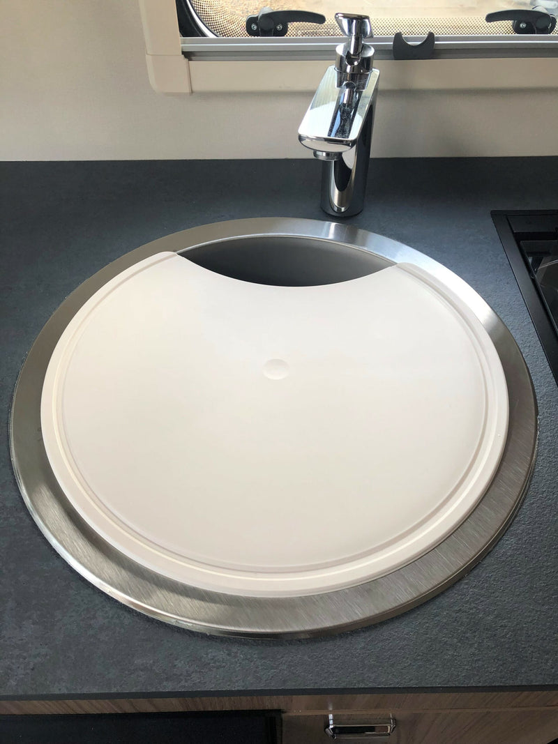 Caravan/Motorhome Chopping Board Cream/Off White Swift Sprite Sterling