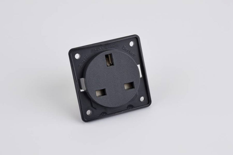 Berker 230V Socket Anthracite