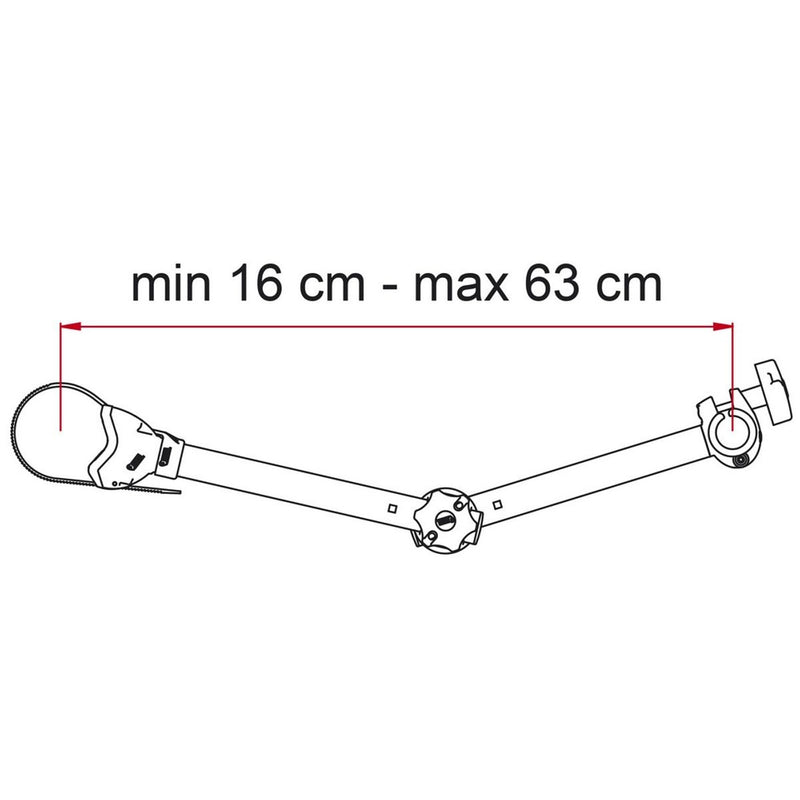 Fiamma Bike Arm Block Pro D2 Adjustable