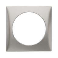 Berker W4 Circular Switch Single Surround Frame (Chrome)