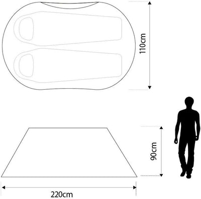 Eurohike POP 200 Festival Kids 2 Man Tent