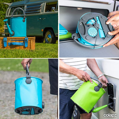 Colapz Collapsible Dual Watering Can & Bucket - Caravan Motorhome Folding Bucket