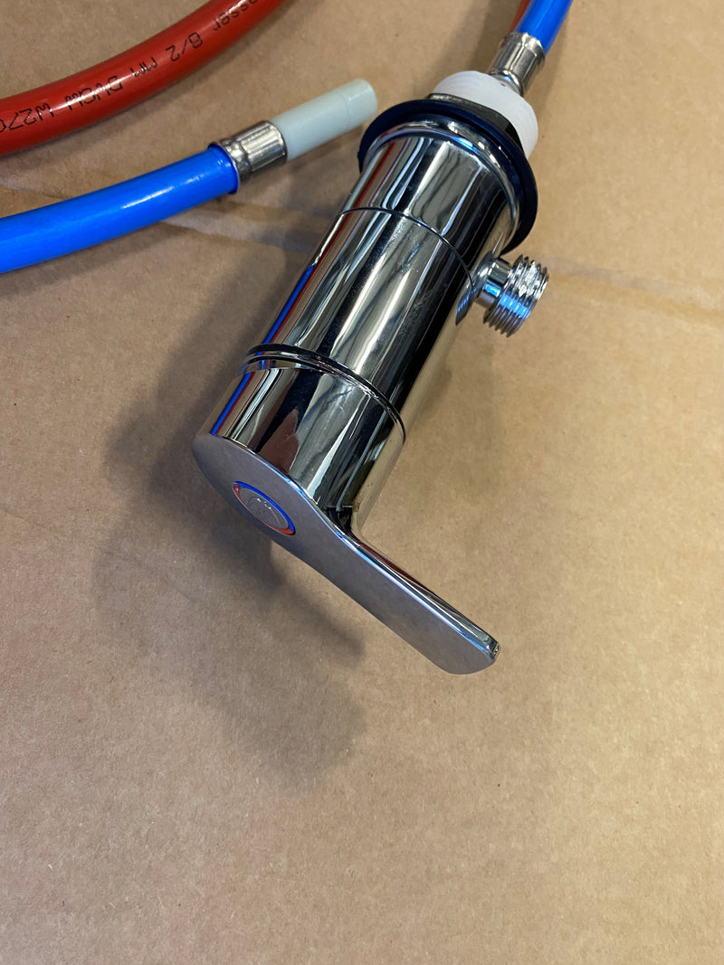 Swift Sterling Sprite 1.5m Long Tails Shower Mixer Tap Vellamo