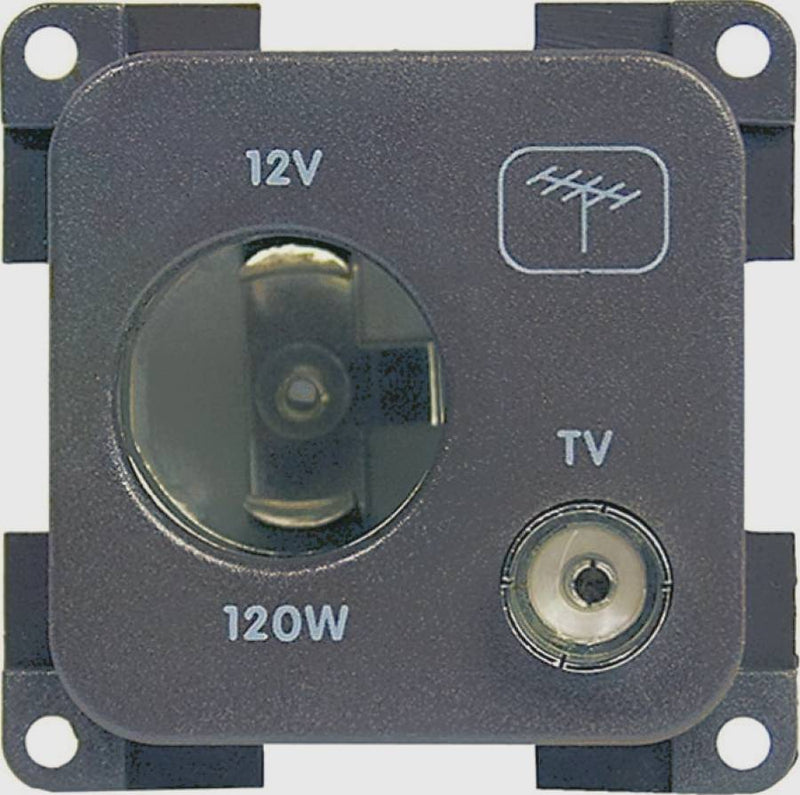 CBE 12V TV Aerial Coax Socket