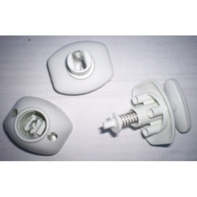 Quick Release Door Catch Retainer Black White Grey