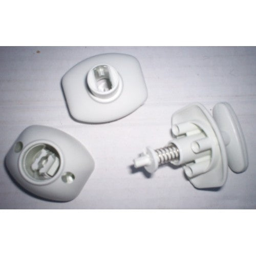 Quick Release Door Catch Retainer Black White Grey