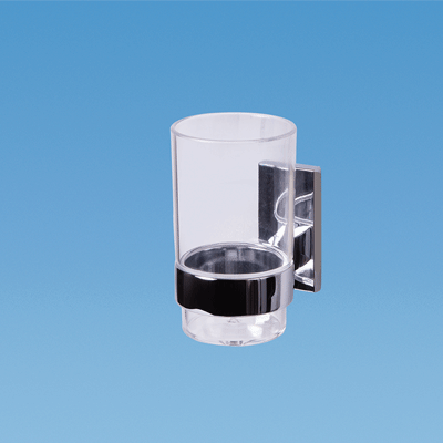 Bathroom Glass Holder (Chrome)