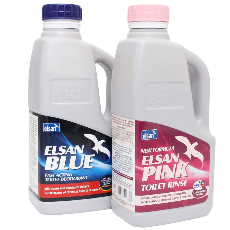 Elsan Blue & Pink Set TWIN Pack 1L