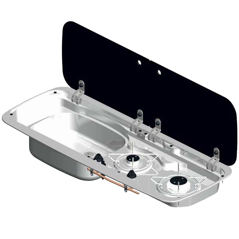 DOMETIC SMEV 9222 Hob Left RightDometic HSG 2370 Smev 9222 Sink and Hob Combination Unit