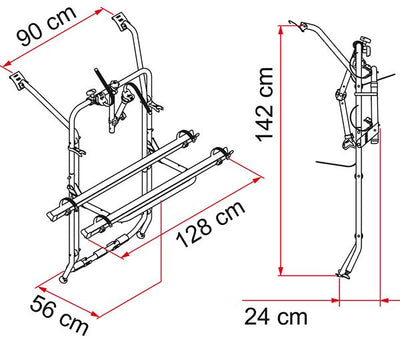 Fiamma Carry Bike VW Transporter T6 Single Door 02096-20-